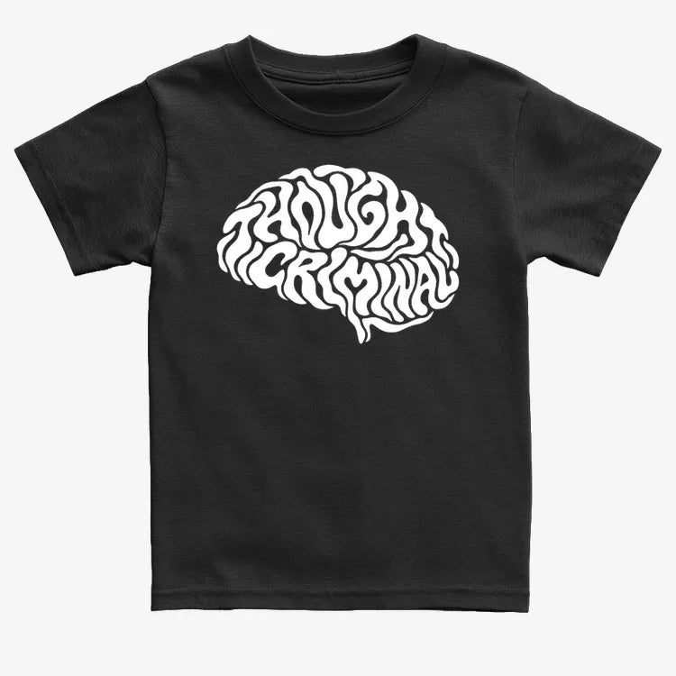Thought Criminal-Kids T-Shirt-Black