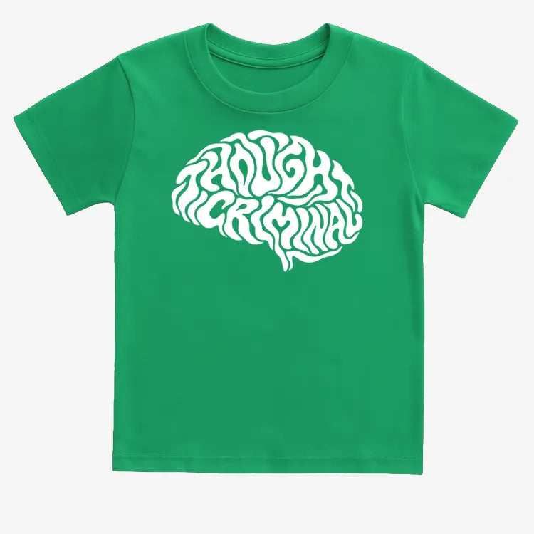Thought Criminal-Kids T-Shirt-Green