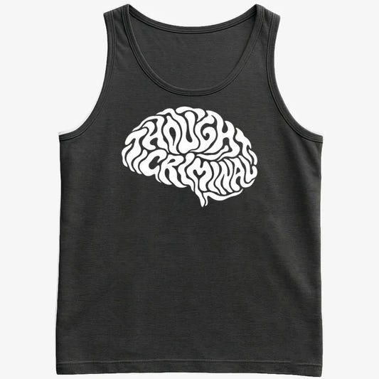 Thought Criminal-Men's Tank Top-Black