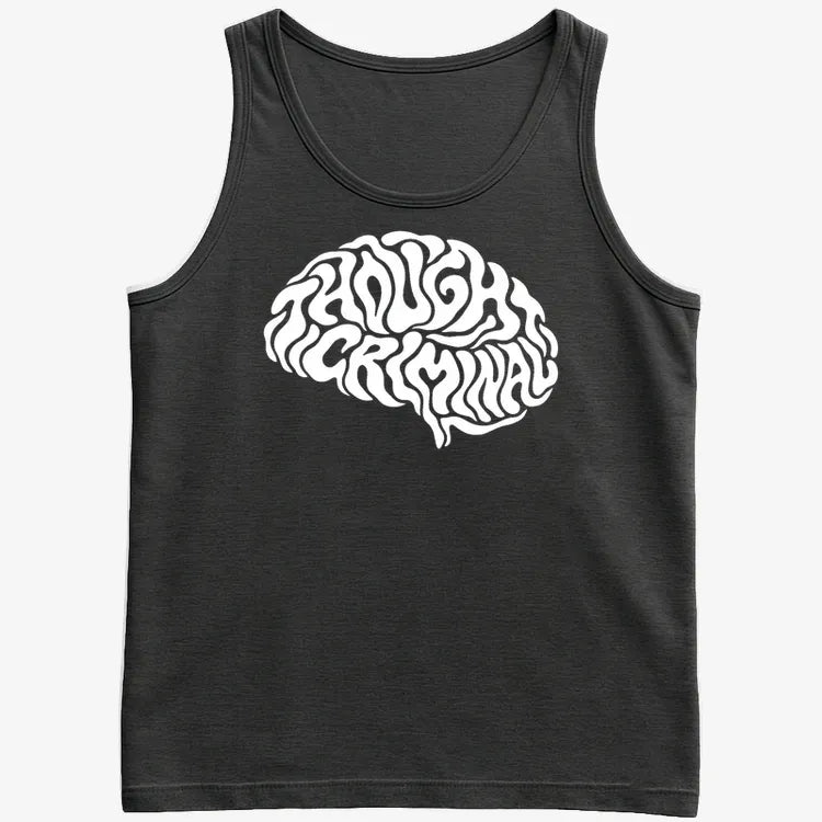 Thought Criminal-Men's Tank Top-Black