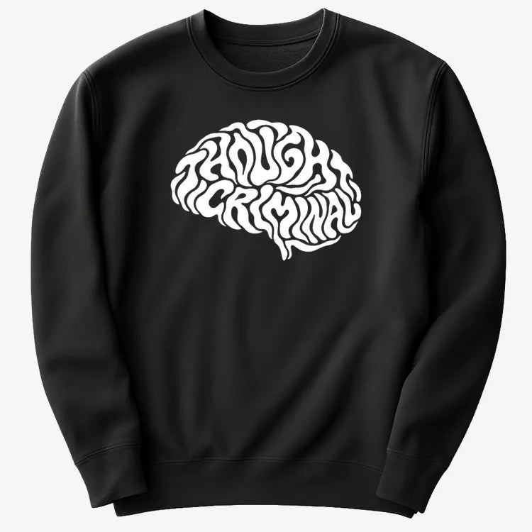 Thought Criminal-Sweatshirt-Black