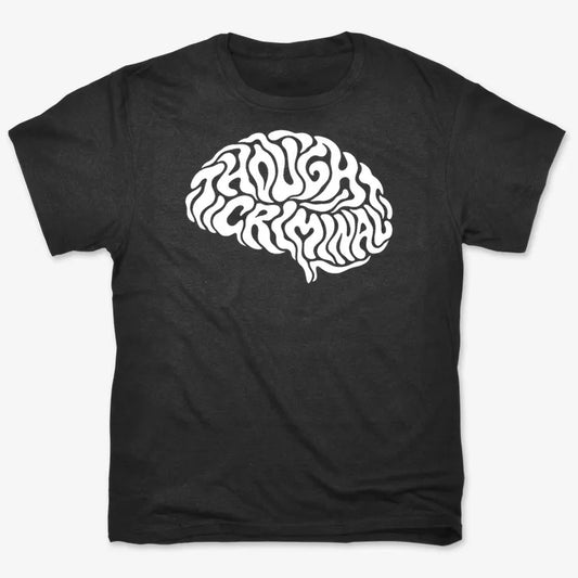 Thought Criminal-Unisex Heavyweight T-Shirt-Black