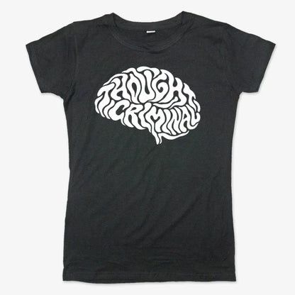 Thought Criminal-Women's T-Shirt-Midnight