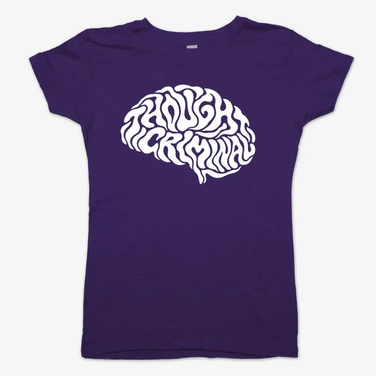 Thought Criminal-Women's T-Shirt-Violet