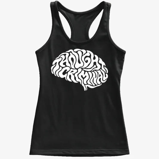 Thought Criminal-Women's Tank Top-Midnight