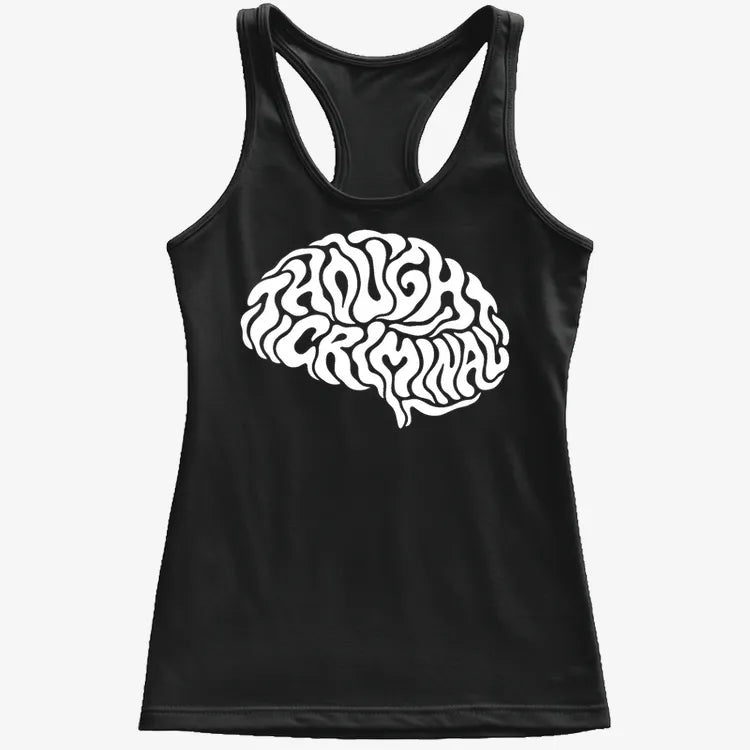 Thought Criminal-Women's Tank Top-Midnight