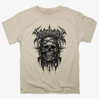 Thrash Legends Skull Battle Jacket Tee-Men's T-Shirt-Sand