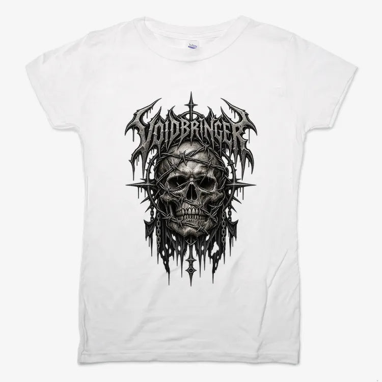 Thrash Legends Skull Battle Jacket Tee-Women's T-Shirt-Snow