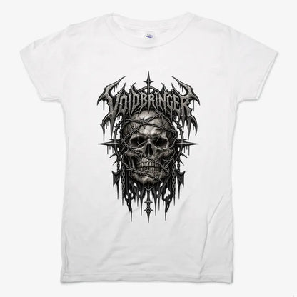 Thrash Legends Skull Battle Jacket Tee-Women's T-Shirt-Snow