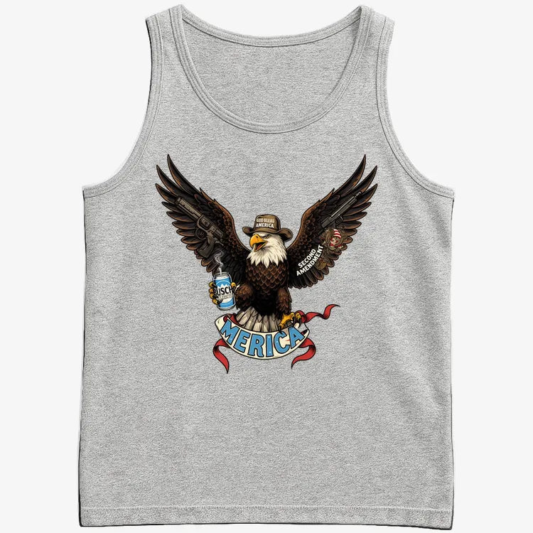 Merica Eagle with Guns & Beer