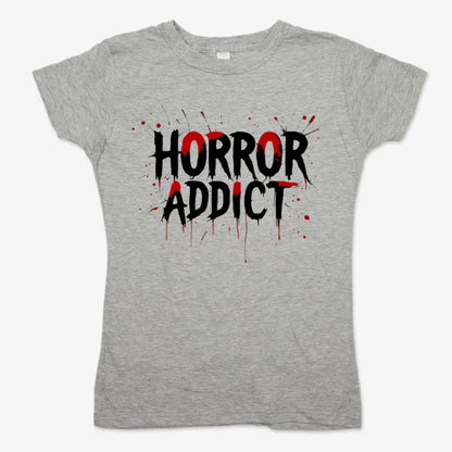 Horror Addict Blood Drip Graphic