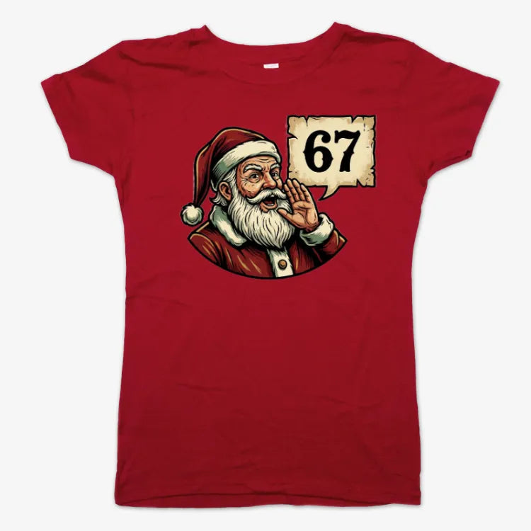Santa's Countdown Tee: 67 Days to Cheer!