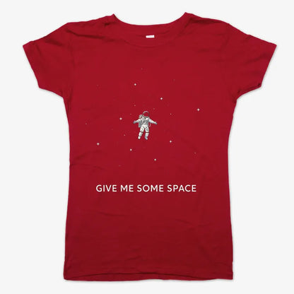 Give Me Some Space-Women's T-Shirt-Deep Red