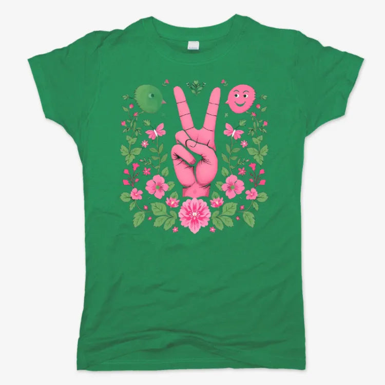 Peaceful Bloom Vibes Tee