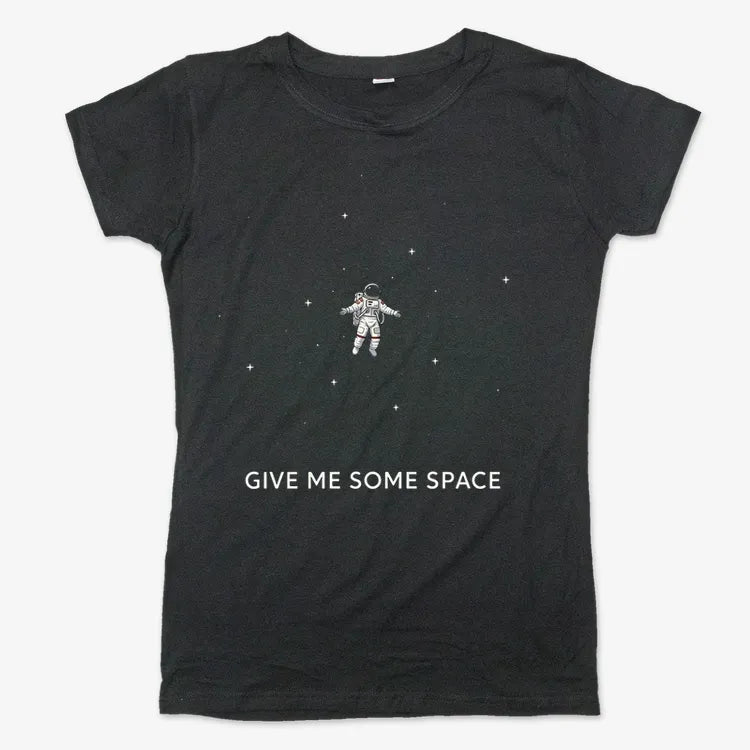Give Me Some Space-Women's T-Shirt-Midnight