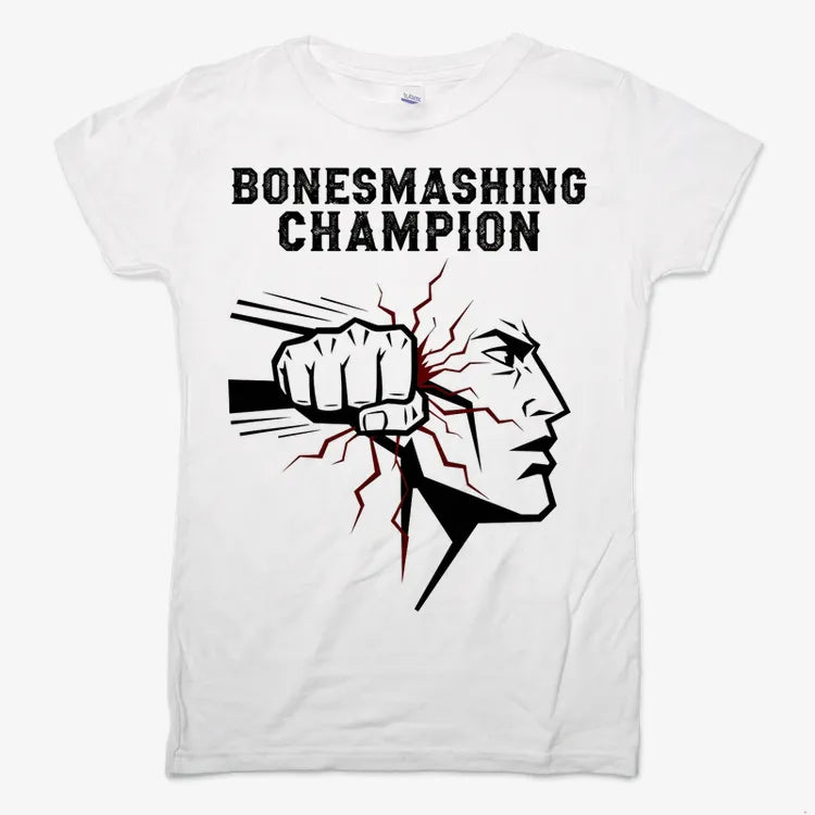 Bone-Smashing Champion Tee-Women's T-Shirt-Snow