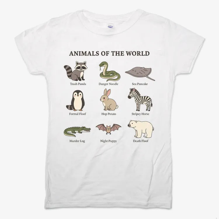 Animals of the World Collection-Women's T-Shirt-Snow