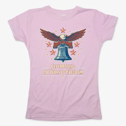 Celebrating 250 Years of Freedom-Women's T-Shirt-Soft Pink