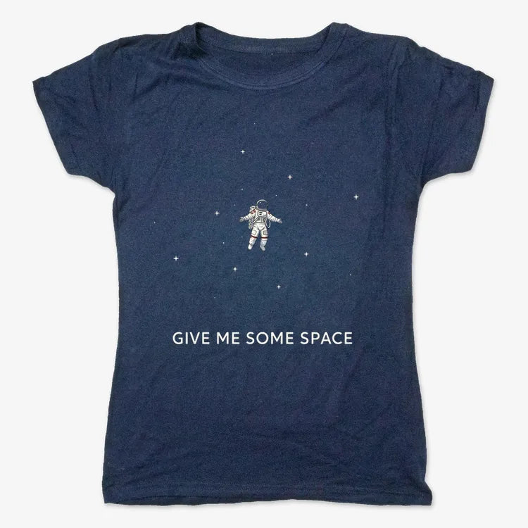 Give Me Some Space-Women's T-Shirt-True Navy