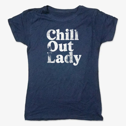 Chill Out Lady Tee-Women's T-Shirt-True Navy
