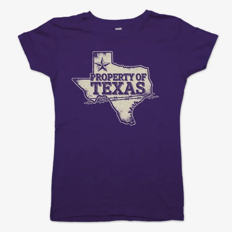Property of Texas-Women's T-Shirt-Violet