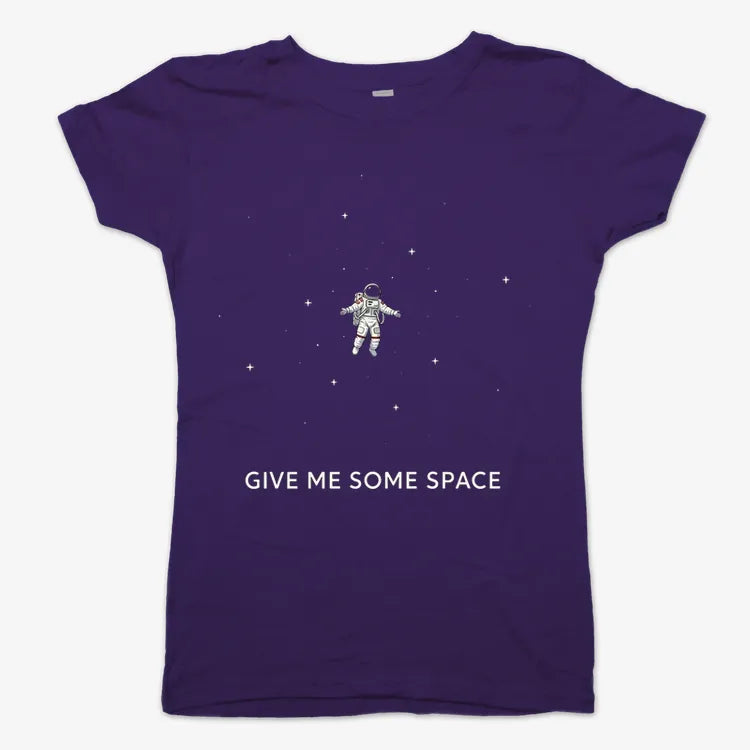 Give Me Some Space-Women's T-Shirt-Violet