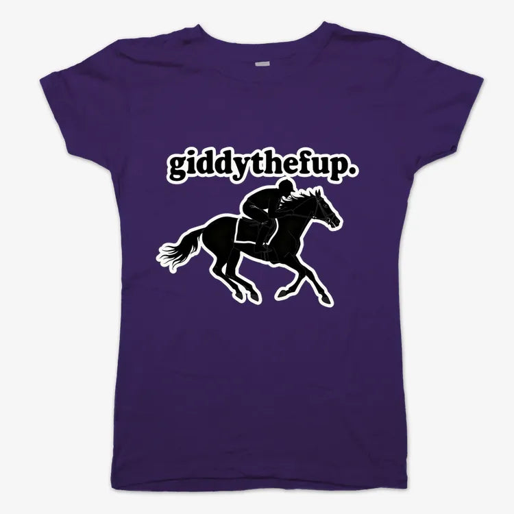 Giddythefup-Women's T-Shirt-Violet