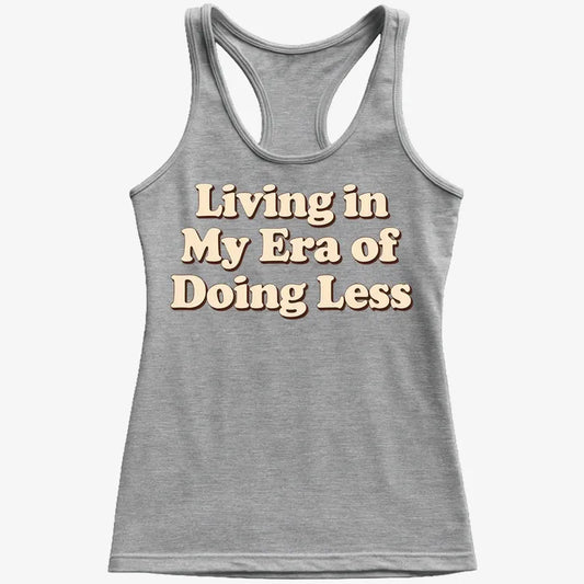 Era of Doing Less Tee-Women's Tank Top-Gray Granite