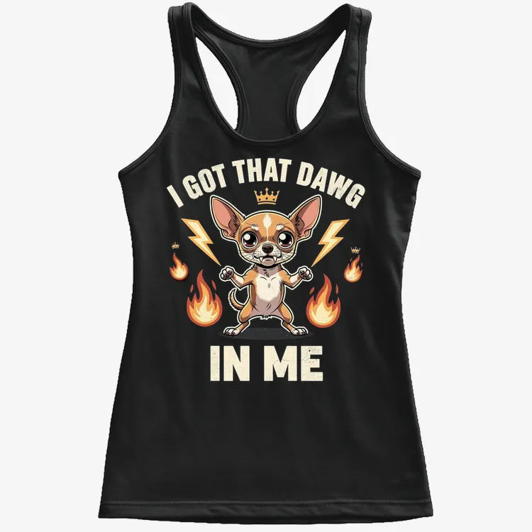 I Got That Dawg In Me-Women's Tank Top-Midnight