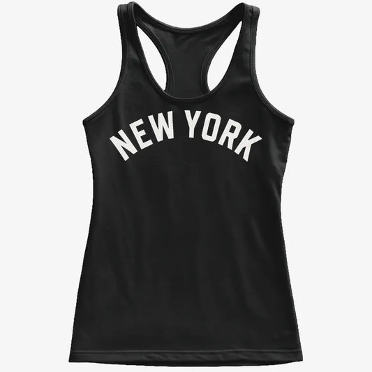 NEW YORK Vibes Graphic Tee-Women's Tank Top-Midnight