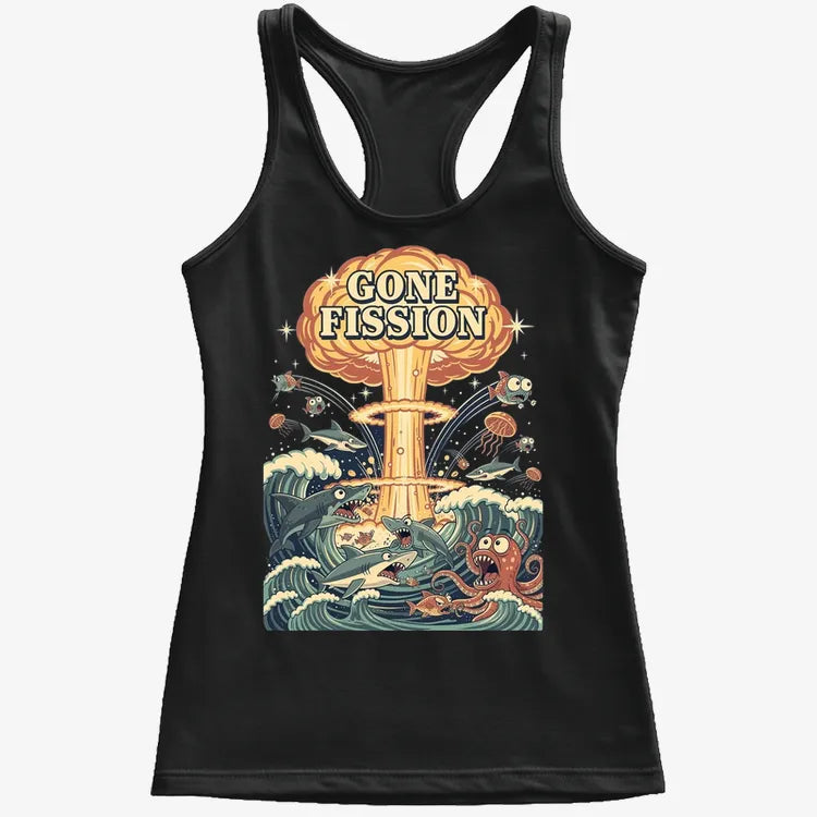 Gone Fission-Women's Tank Top-Midnight