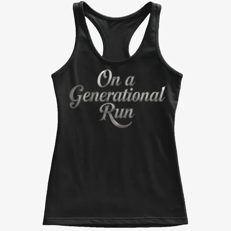 On a Generational Run-Women's Tank Top-Midnight