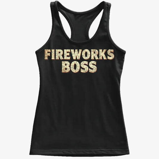 Fireworks Boss-Women's Tank Top-Midnight