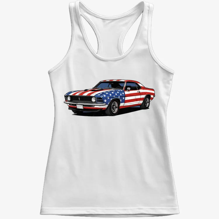 American Muscle Car Pride-Women's Tank Top-Snow