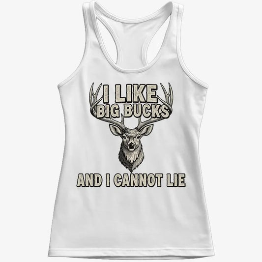 I Like Big Bucks and I Cannot Lie-Women's Tank Top-Snow