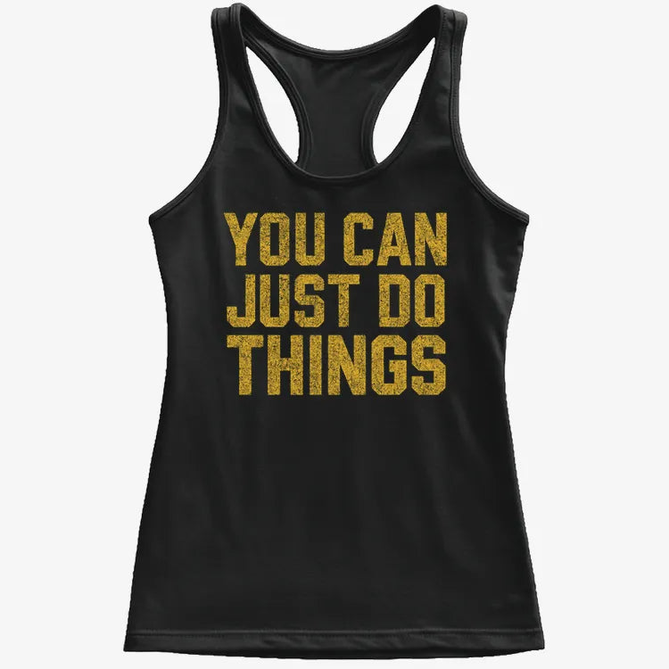 YOU CAN JUST DO THINGS-Women's Tank Top-Midnight