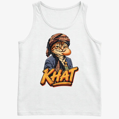 Yemeni Khat Cat-Men's Tank Top-White