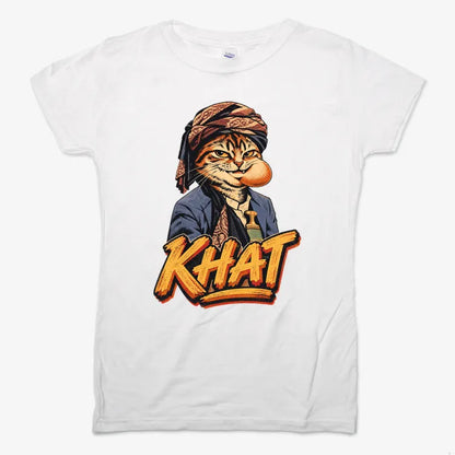 Yemeni Khat Cat-Women's T-Shirt-Snow