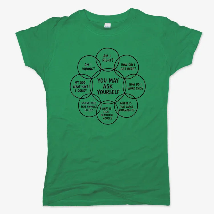 You May Ask Yourself-Women's T-Shirt-Lucky Green
