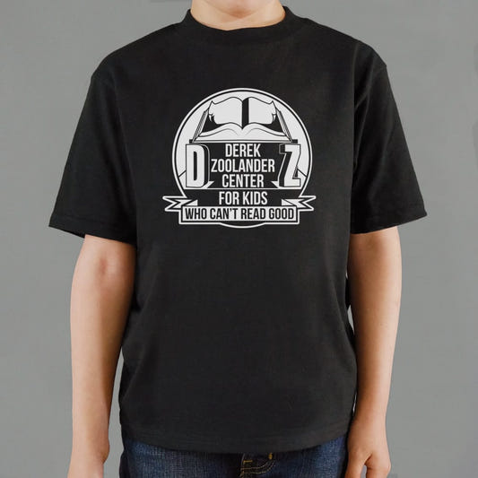 Derek Zoolander Center for Kids Who Can't Read Good graphic Kids T-Shirt in Black