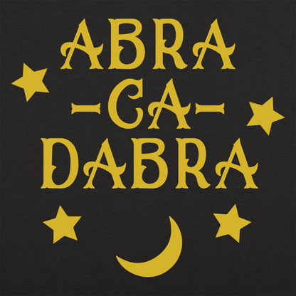 Abracadabra Magic Word with Stars and Moon