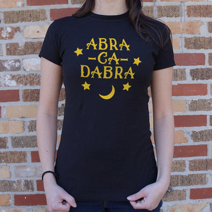 Abracadabra Magic Word with Stars and Moon