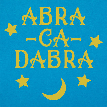 Abracadabra Magic Word with Stars and Moon