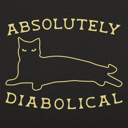 Absolutely Diabolical - Sneaky Black Cat Outline