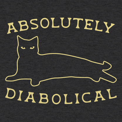 Absolutely Diabolical - Sneaky Black Cat Outline