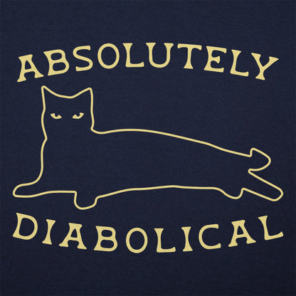 Absolutely Diabolical - Sneaky Black Cat Outline