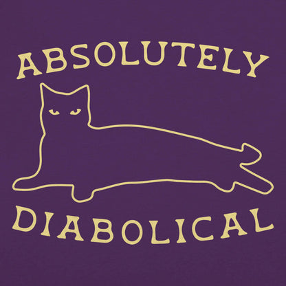 Absolutely Diabolical - Sneaky Black Cat Outline