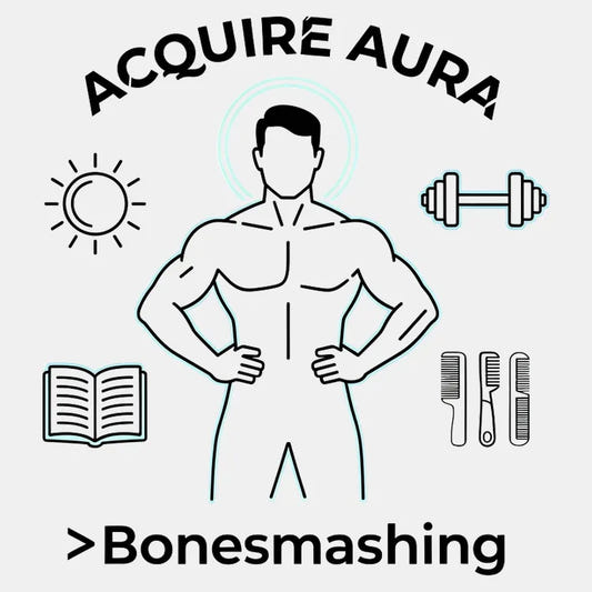 Acquire Aura Greater Than Bonesmashing graphic tee design