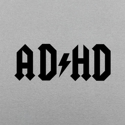 ADHD Lightning Bolt Rock Band Logo Parody