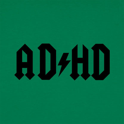 ADHD Lightning Bolt Rock Band Logo Parody